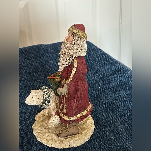 Cute signed Santa with a polar bear friend. Part of the Constance Collection. - Picture 4 of 7